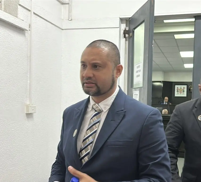 Fiji Medical Association president Dr Alipate Vakamocea outside the High Court in Suva on November 11, 2025.