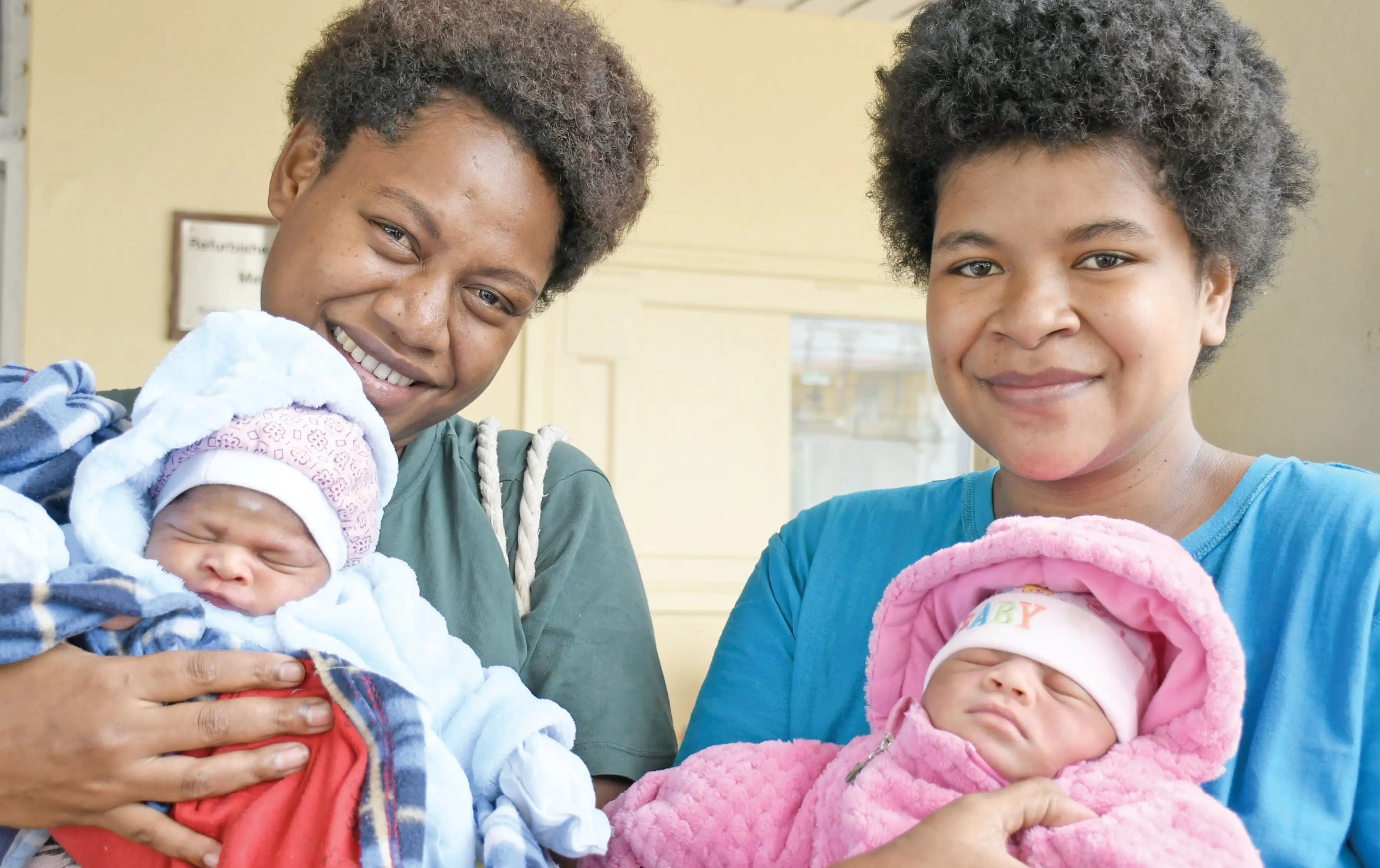 Christmas eve babies bring joy for two families