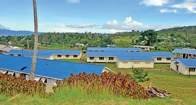 Student dorms at Queen Victoria School in Tailevu.  