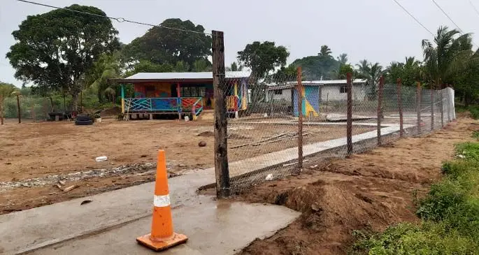 The newly-constructed Lokia Kindergarten in Rewa.