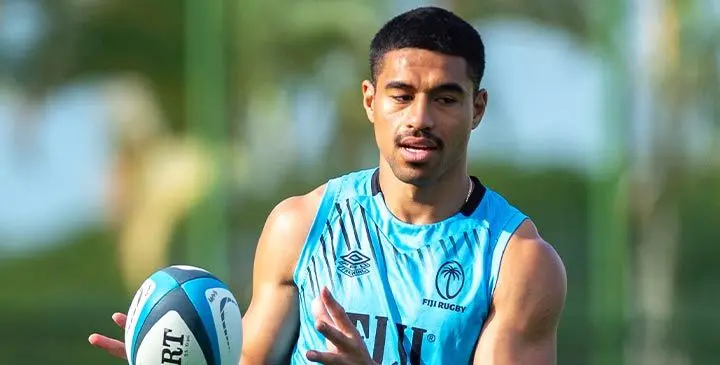 Flying Fijians fullback Salesi Rayasi during the team’s training session at the National Hockey Centre, Suva on July 8, 2025. Photo: Josua Buredua