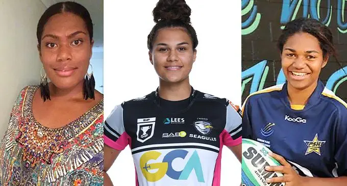 Vuanimasei Rasolea, Grace Qaranivalu and Ema Masi.