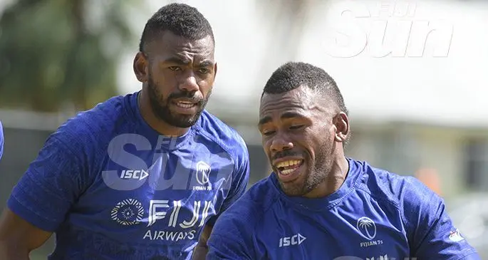 Championship, Isoa Tabu and Kaveni Tabu during training at Albert Park on November 11, 2019. Photo: Ronald Kumar