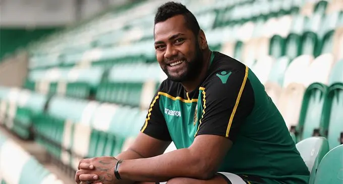 Former Wallaby Taqele Naiyaravoro.