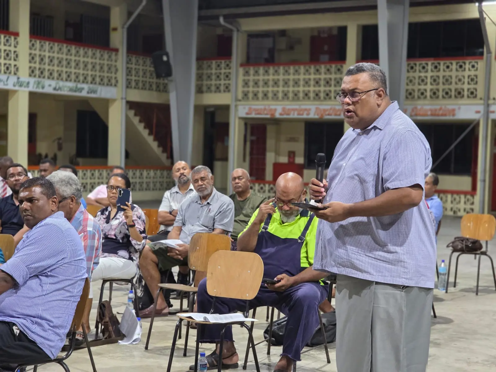 Members of the public during the public consultation and legislative review of the Mining Act 1965 and the Quarries Act 1939 on March 9, 2026.