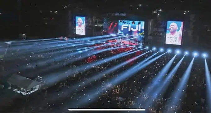 The George ‘Fiji’ Veikoso Homecoming concert at the King Charles Park in Nadi drew a big crowd on September 14, 2024. Photo: Precise Fiji