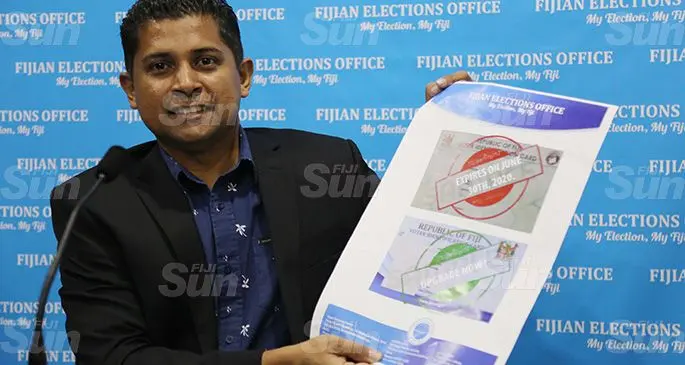 Supervisor of Elections Mohammed Saneem. Photo: Kelera Sovasiga