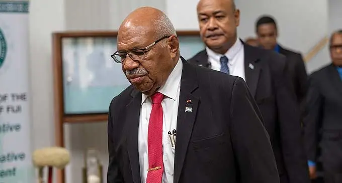 Prime Minister Sitiveni Rabuka. Photo: Leon Lord