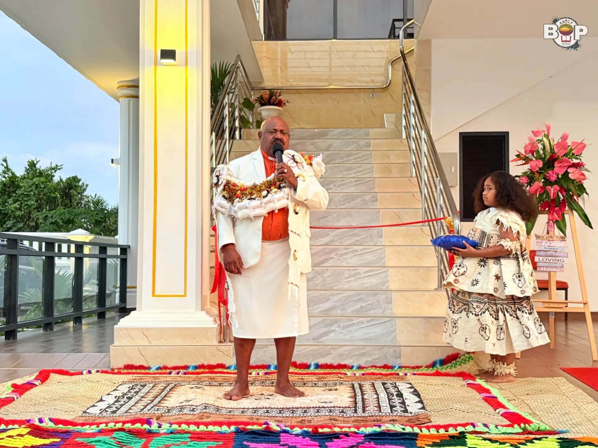 All Nations Christian Fellowship General Superintendent Reverend Epeli Ratabacaca dedicates the Moi's Residence in Navua.