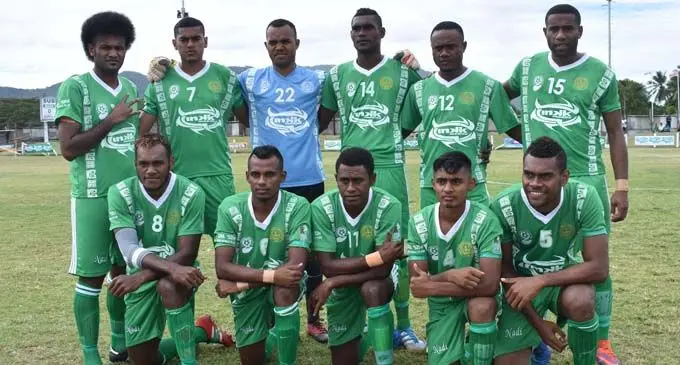 The Nadi soccer team at Subrail Park Labasa on July 14, 2017. Photo: Losirene Lacanivalu