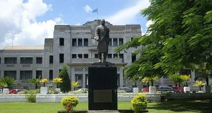 Government buildings.