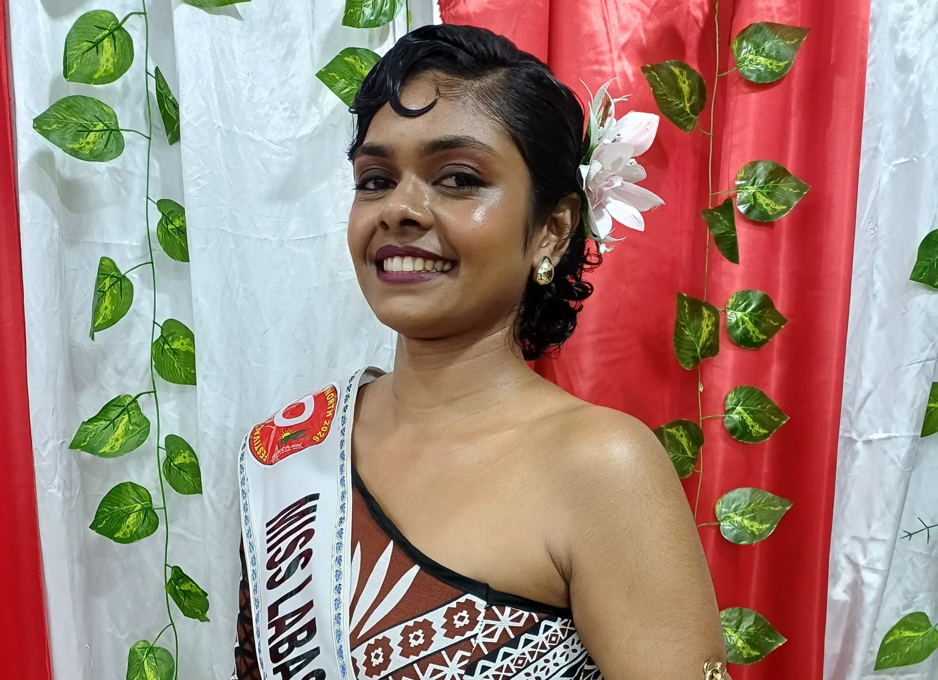 Isabella Sarafina Helen Raidriwa is vying for Miss Vodafone Festival of the Friendly North title at the festival launch in Labasa on August 8, 2026. 