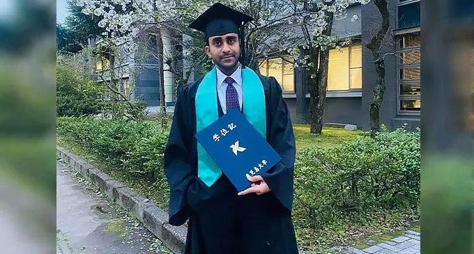 Shameel Shah graduated with a Master of Science in Agriculture and Forestry Science from the Kagoshima University in Japan.