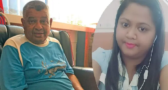 Rakeshwar Prasad Singh and the late Rayna Rikashni Prasad.