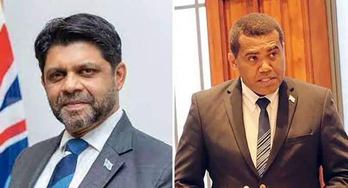 Aiyaz Sayed-Khaiyum and Alipate Tuicolo.