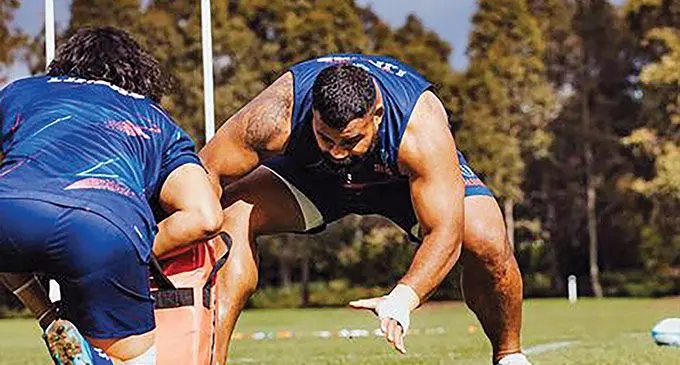 Melbourne Rebels prop Taniela Tupou.