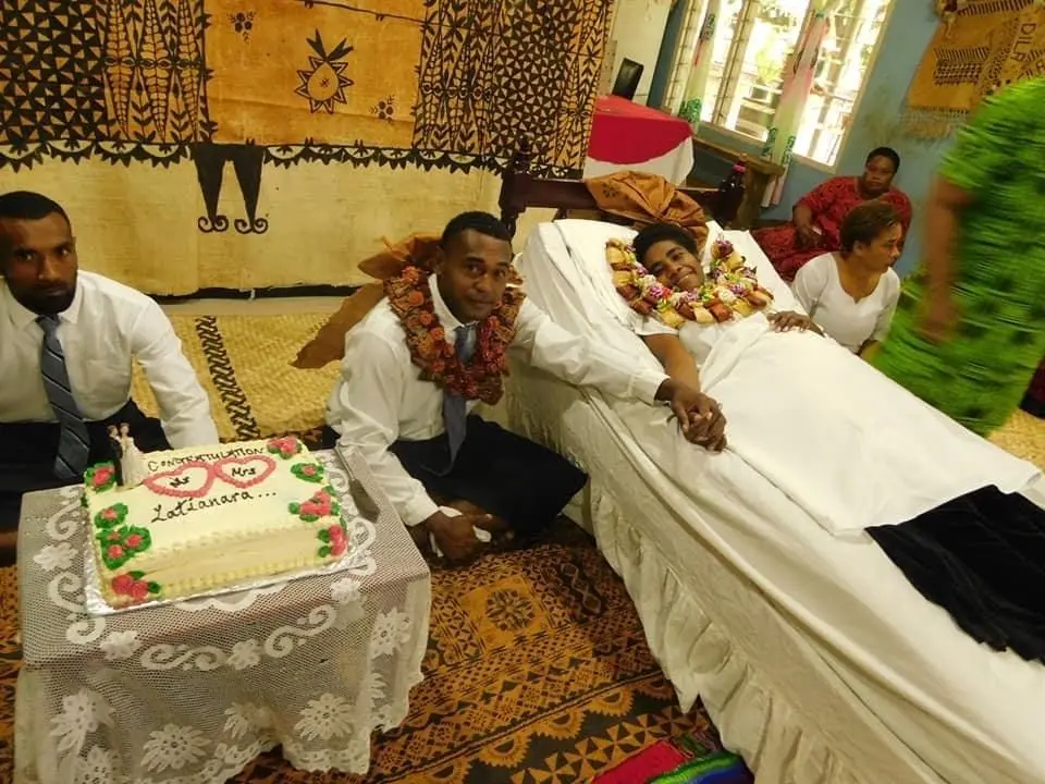True love exists as the humble Eroni Latianara weds his sweetheart Luisa Dalituicama Latianara at their home in Nasekula on May 22, 2020.