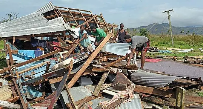 The category 5 tropical cyclone Winston caused severe damage to homes and school at Nataleira Village.