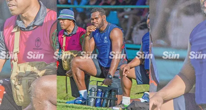 Chris Minimbi at Ratu Cakobau Park, Nausori, on June 4, 2022. Photo: Leon Lord
