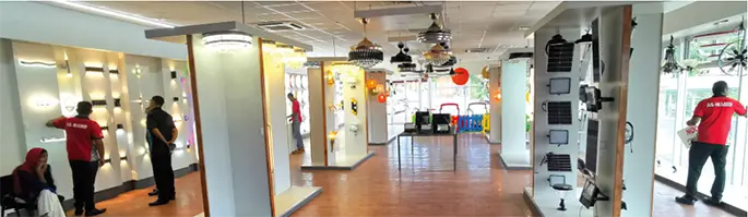 Inside Al-Hamd Showroom in Nabua is expected to be opened today by Minister for Education Rosy Akbar.