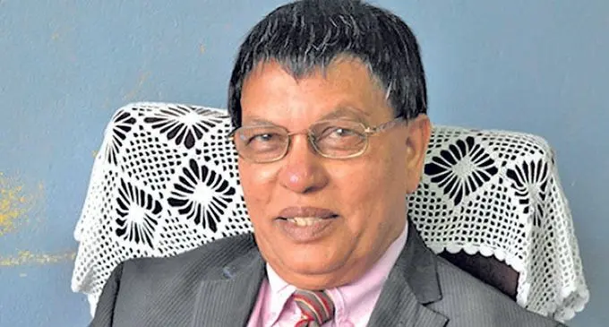 President of the Sanatan Dharm Pratinidhi Sabha of Fiji,  Sarju Prasad.  