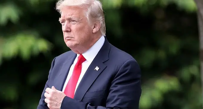 President Trump Departs White House En Route To Cincinnati, Ohio