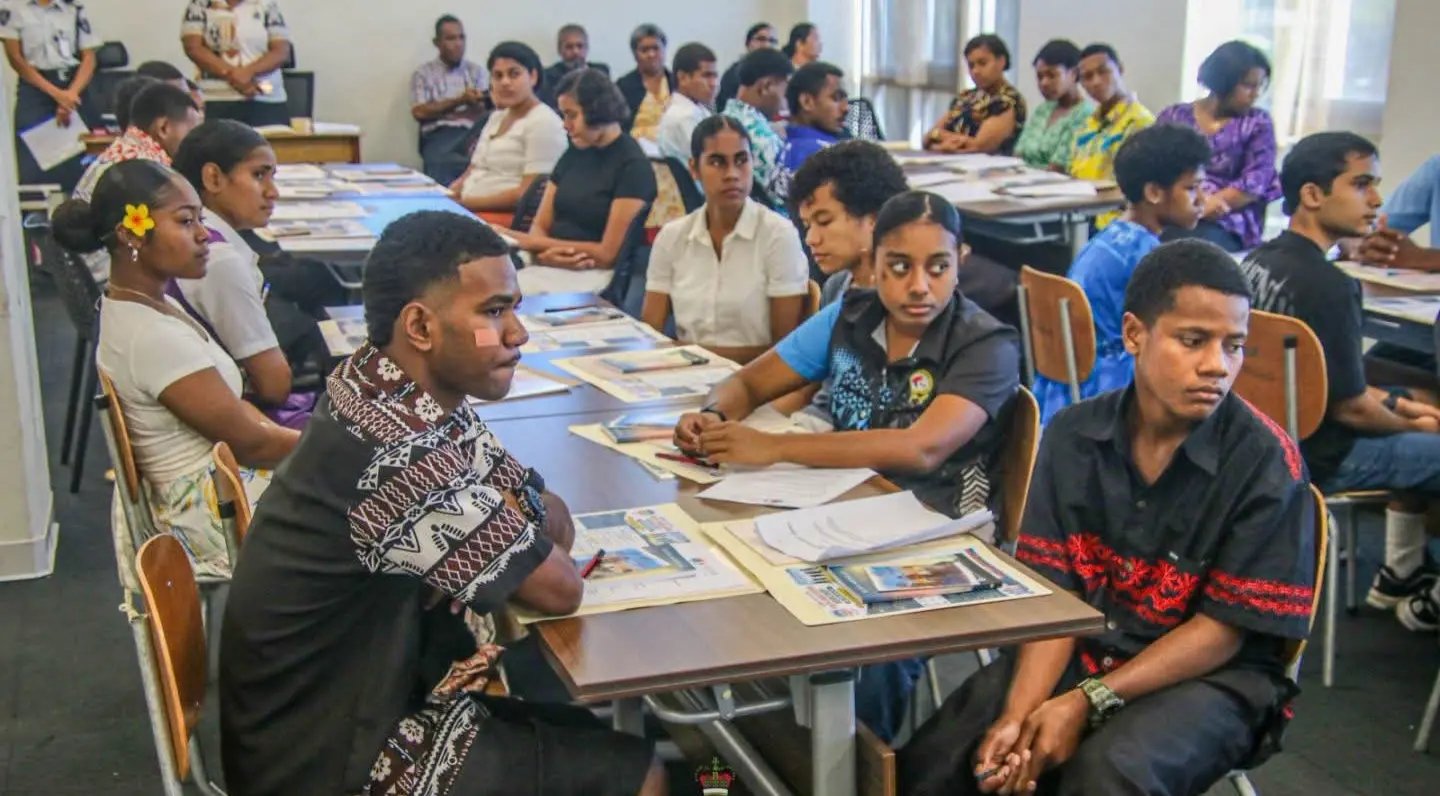 Youths, west police executive officers and stakeholders during the training.
