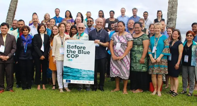 World leaders at the Incorporating Oceans into NDCs Workshop at the Holiday Inn Suva on May 6, 2019.  Photo: Simione Haravanua