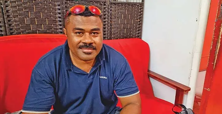 Quick Cash Friend Fiji online owner, Eroni Dolodai, in Labasa Town, on July 21, 2023. Photo: Sampras Anand.