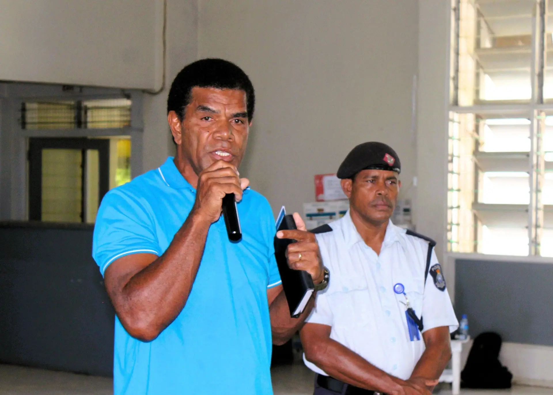 Society of Saint Vincent De Paul Fiji social worker Semese Vilise, during the public consultation on the proposed counter narcotics bill in Labasa yesterday