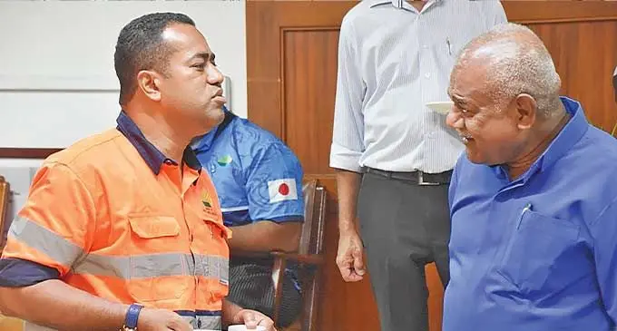 Lands and Mineral Resources minister Filimoni Vosarogo (pictured left) said Lautoka’s waterfront development could host business process outsource agencies.