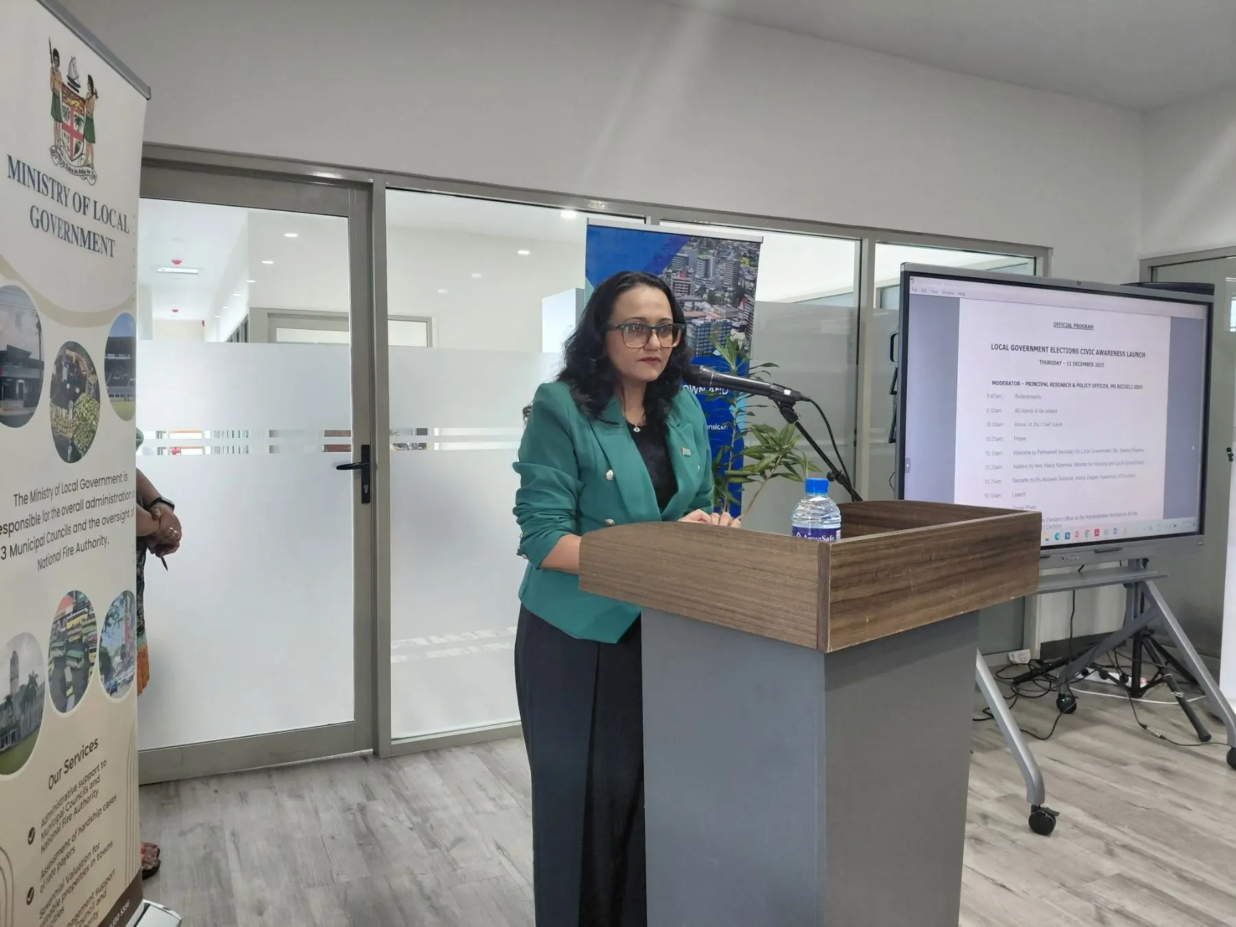 Permanent Secretary for Housing and Local Government Seema Sharma.