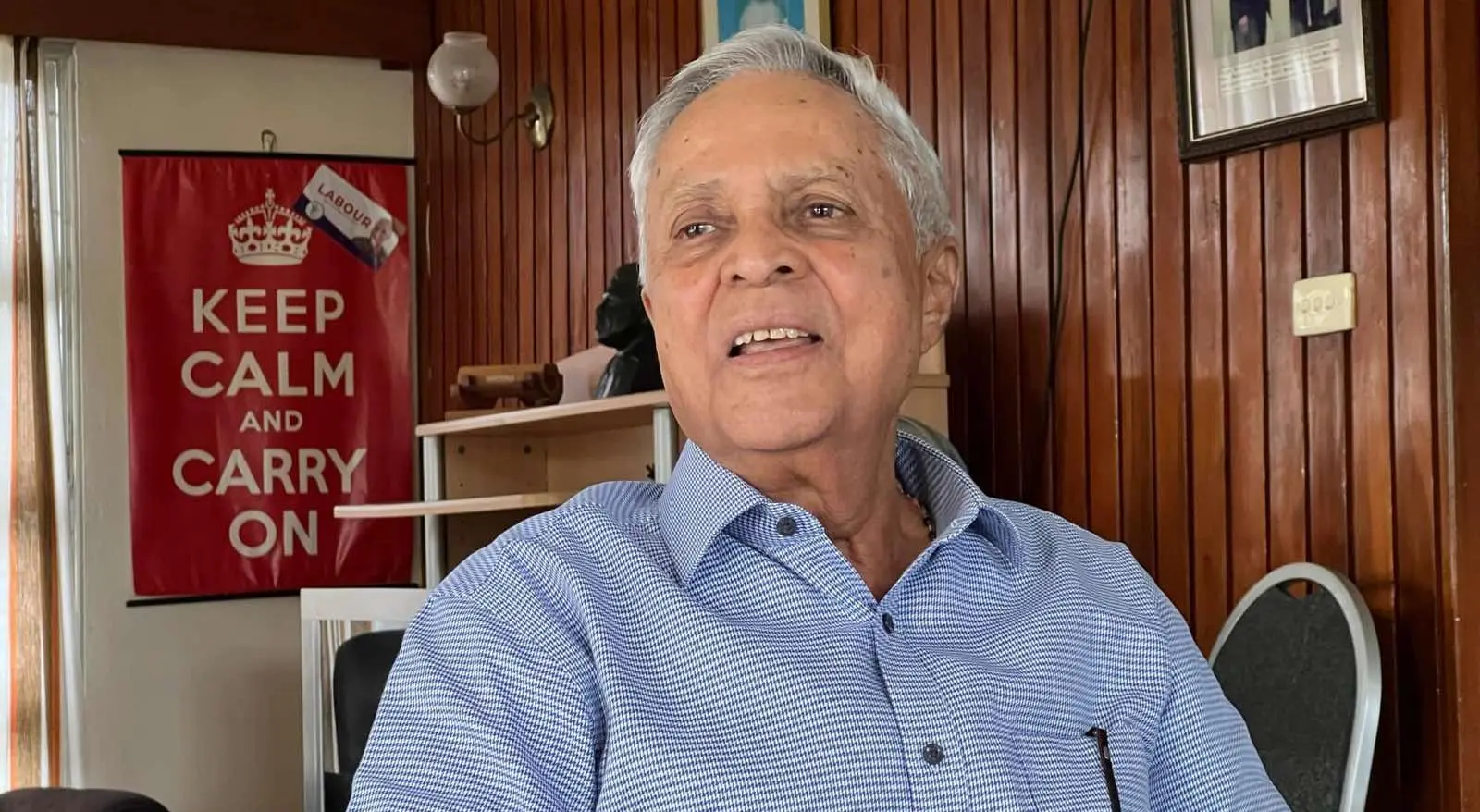 Fiji Labour Party leader and former prime minister, Mahendra Chaudhry.