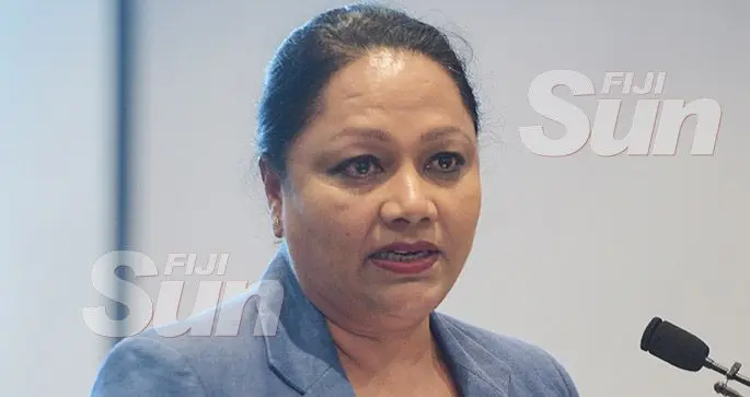 Minister for Local Goverment, Trade and Tourism Premila Kumar during welcome reception for Special Administrators at Holiday Inn on October 23, 2019. Photo: Ronald Kumar.