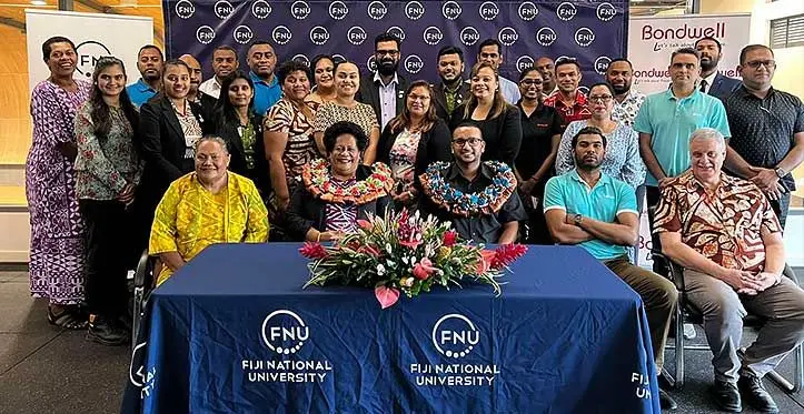 The Fiji National University (FNU) has signed a historic MOU with Janty Bondwell Ltd. 