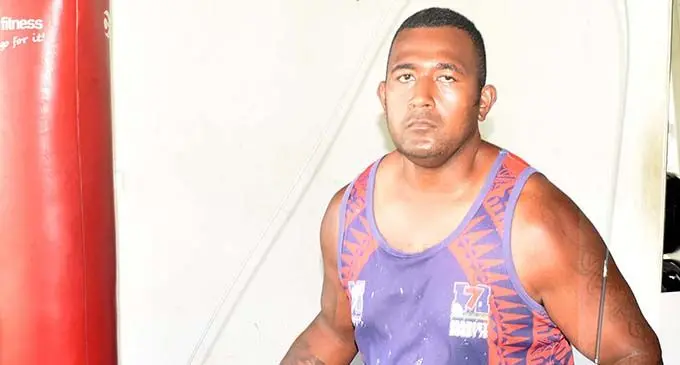 Heavyweight boxer James ‘The Beast’ Singh trains at the Nadi Sports and Social Club on November 21, 2019. Photo: Waisea Nasokia