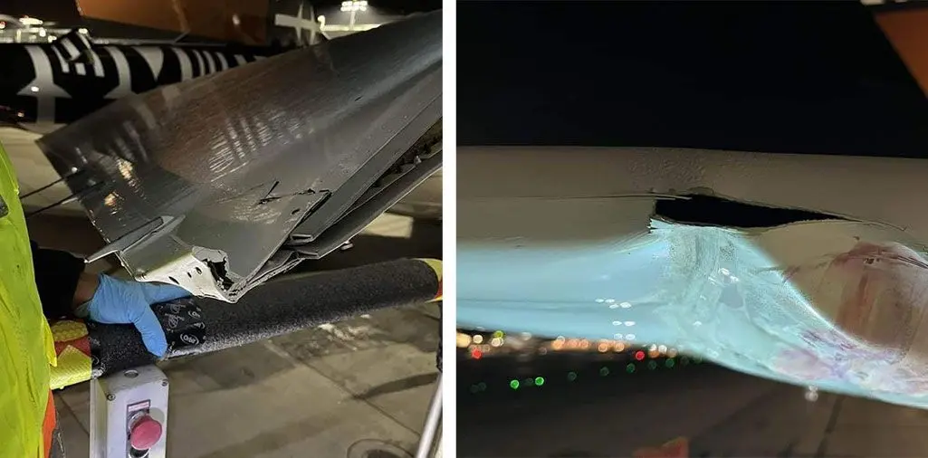 Damaged FJ811. Photo: Supplied