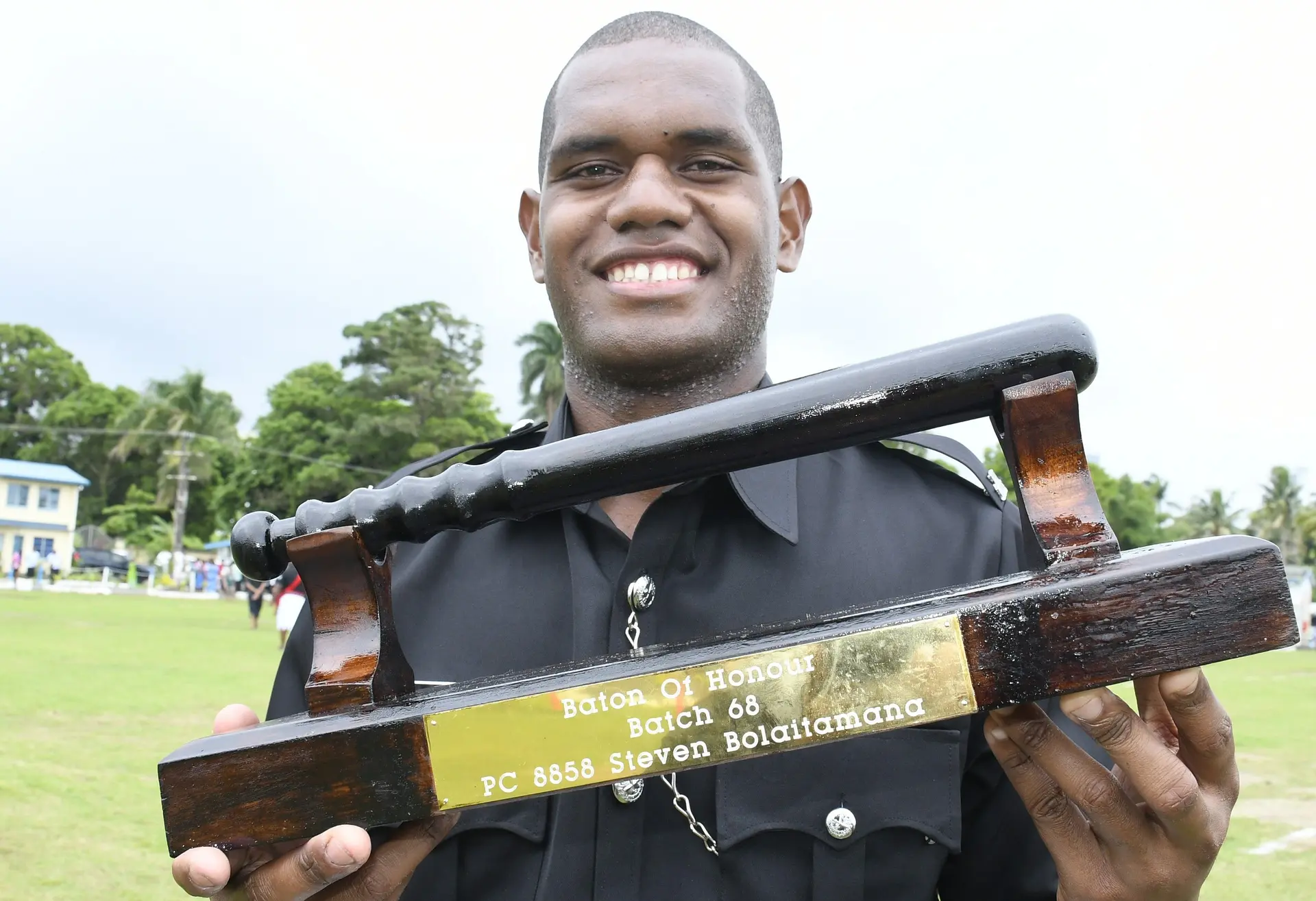 Police Constable Steven Boletamana Mataele at the Fiji Police Academy at Nasova in Nasese, Suva on December 19, 2025.