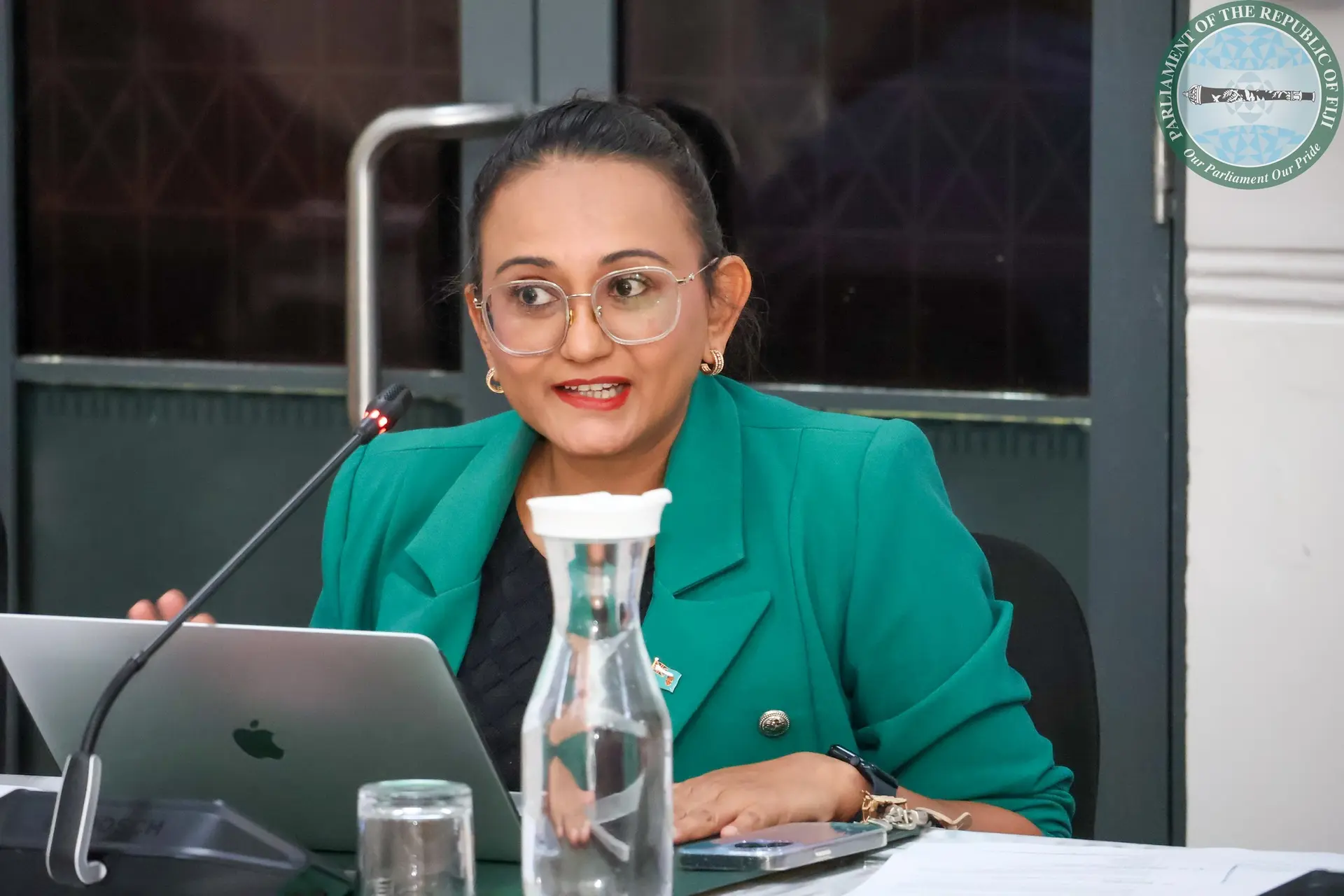 Permanent Secretary for Local Government Seema Sharma in Parliament