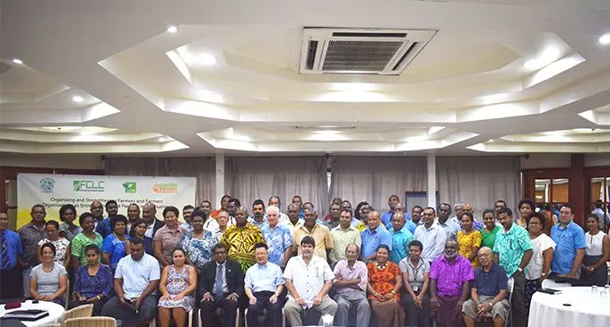 Participants at the Organising Farmers Organisations as Entrepreneurs and Partners in Agribusiness workshop at the Southern Cross Hotel.
