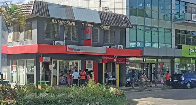 Westpac Bank in Savusavu on April 22, 2022.  Photo: Shratika Naidu