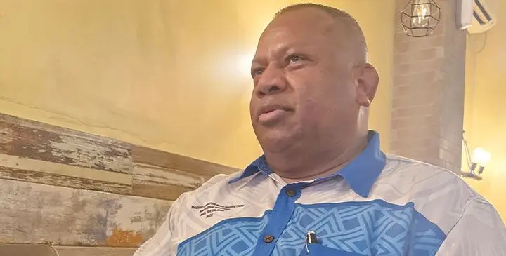 Opposition leader Inia Seruiratu in Labasa on April 16, 2025. Photo: Shratika Naidu