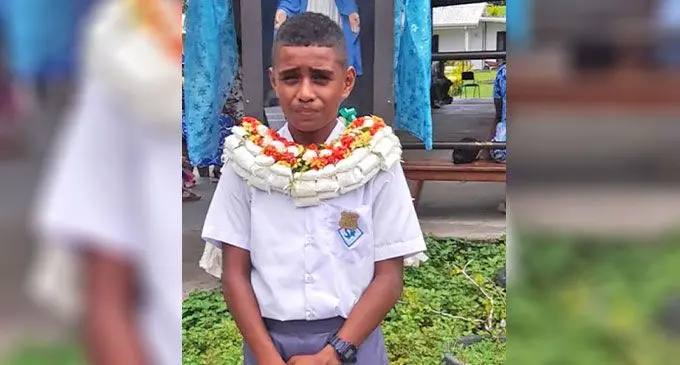 Stella Marist Primary School head boy Immanuel Petero Saunivalu.