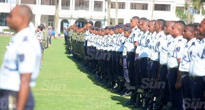 RFMF, RFMF Naval division and Police personnel during Fiji 50th Independence Day parade rehearsal at Albert Park in Suva on October 7, 2020. Photo: Ronald Kumar.