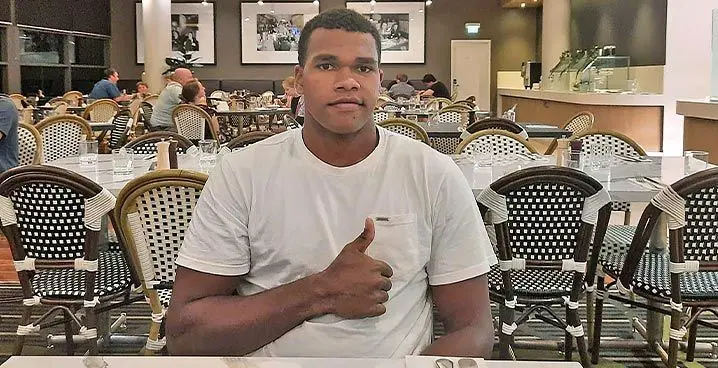 Gabriel Tuinamakubu in Townsville, Australia on January 24, 2023.