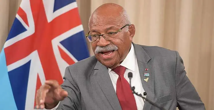 Prime Minister Sitiveni Rabuka during the post-Cabinet press conference in Suva on April 11, 2023. Photo: Ronald Kumar