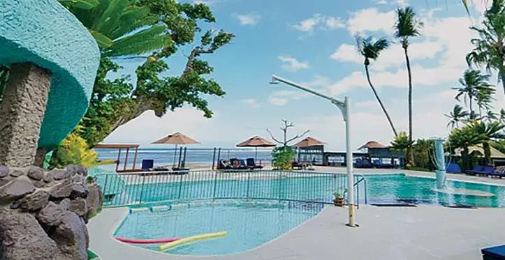 A new look poolside at the Fiji Hideaway Resort and Spa.