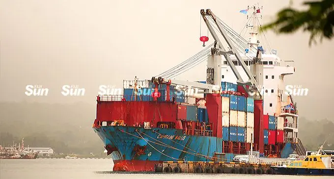 Cargo ship Capitaine Wallis berthed at Kings Wharf on May 19, 2022. Photo: Ronald Kumar
