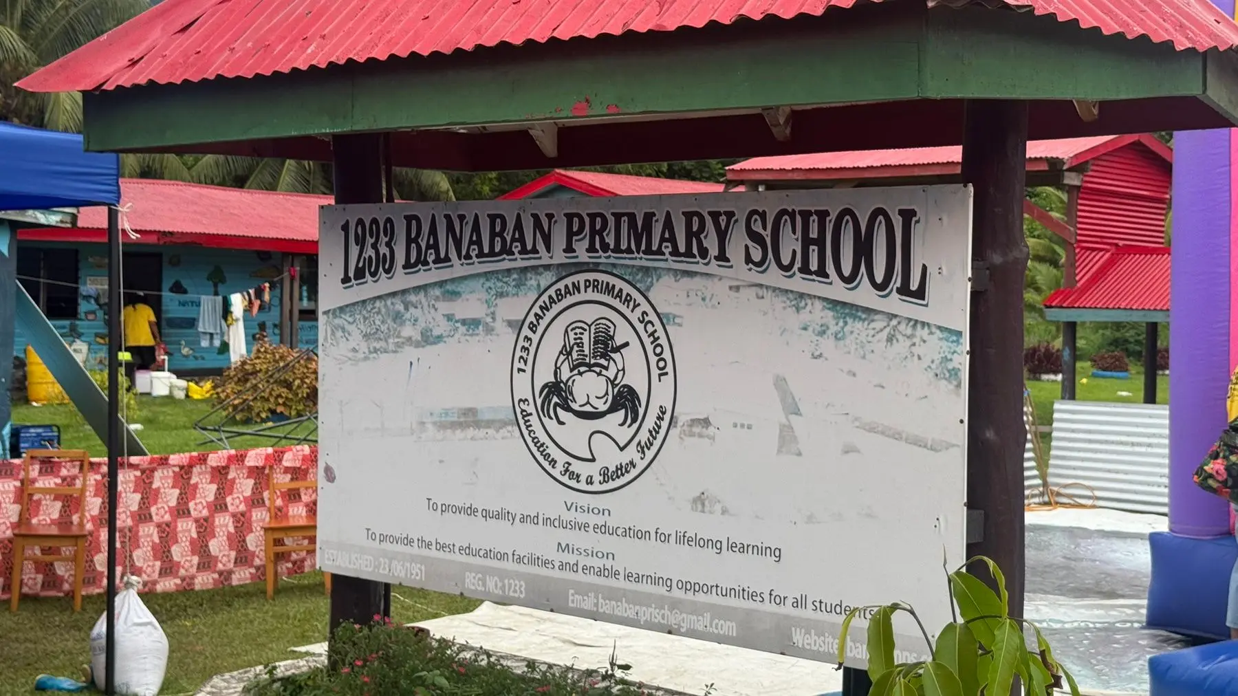 Banaban Primary School in Tabwewa, Rabi Island.