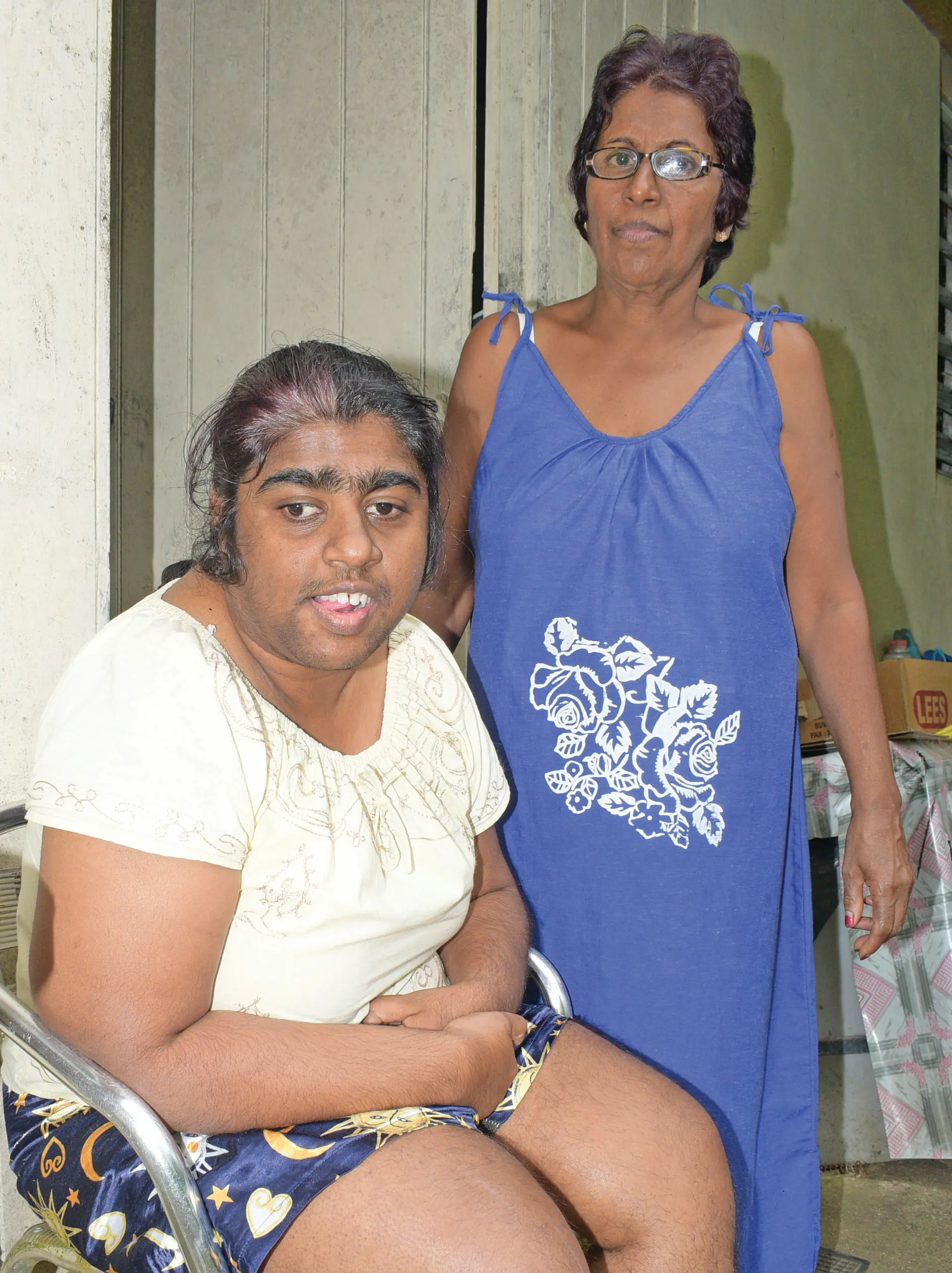 Margaret Chandra with her daughter, Pritika Devi at her home in Nacara Street, Vatuwaqa on July 25, 2019. Photo: Ronald Kumar